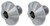 Airsoft Masterpiece Custom V2 Grip Screw for Hi-Capa GBB Pistols, Silver