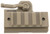 Atlas Custom Works 20mm Picatinny Throw Mount Lever for Dovetail Rails, Tan