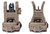 UK Arms ACM NBUS Gen 1 Back-Up Sight Set, Dark Earth