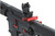 Lancer Tactical Gen 3 Hellion 7" M-LOK Airsoft AEG Rifle w/ Crane Stock, Black/Red