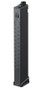 Zion Arms R&D Precision Licensed PW9 Mod 1 Long Rail Airsoft Rifle with Delta Stock, Black