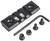 ACW 3-Slot Skeletonized Keymod Rail Segment, Black