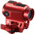 Lancer Tactical 1X25 2 MOA Red/Green Dot Sight w/ QD Riser Mount, Red