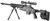 WellFire MB4419-2 Bolt Action Airsoft Sniper Rifle w/ Scope and Bipod, Black