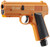 Lancer Defense Hornet .43 Cal CO2 Powered Less Lethal Defense Air Pistol Full Set, Orange/Black
