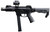 EMG Strike Industries x PWS Licensed 9mm Style Carbine 4" CQB Airsoft AEG Rifle w/ M4 Stock, Black