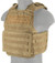 Lancer Tactical Battle 1000D Nylon Molle Plate Carrier, Tan