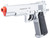 Matrix Predator 1911 Non-Blowback CO2 Airsoft Pistol, Frost