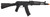 Lancer Tactical AK-Series AK-105 AEG Airsoft Rifle w/ Foldable Stock, Black