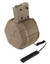 ICS 2000 Round Electric Drum Magazine w/ M4 Adapter, Tan
