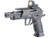 KWC Tanfoglio Licensed Limited Edition Gold Custom Airsoft GBB Pistol, Black