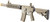 Lancer Tactical Hybrid M4 Gen2 SD AEG Airsoft Rifle with Mock Suppressor, Tan