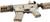 Lancer Tactical Hybrid M4 Gen2 SD AEG Airsoft Rifle with Mock Suppressor, Tan