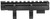 LCT AK Forward Optical Rail System, Black