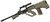 Army Armament Polymer AUG AEG Airsoft Rifle w/ Scope, OD Green