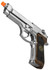 WE Tech RPD Biohazard Samurai Edge M92 GBB Airsoft Pistol, Silver