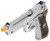WE Tech RPD Biohazard Samurai Edge M92 GBB Airsoft Pistol, Silver