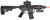 DE M4 CQC Fully Automatic Electric AEG Airsoft Rifle w/ Flashlight & Scope, Black