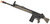 LCT LC-3A3 Full Size AEG Airsoft Rifle w/ Slim Handguard, Black/OD Green
