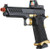 Lancer Tactical Knightshade Hi-Capa Gas Blowback Airsoft Pistol w/ Reflex Red Dot Sight, Black/Gold