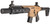 Sig Sauer MCX Rattler Canebrake .177 Cal CO2 Powered 30rd Air Rifle, FDE/Black