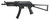 Arcturus PP-19-1 Vityaz AEG FE SMG Airsoft Rifle, Black