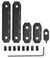 PTS Enhanced Polymer M-LOK Rail Cover Set, Black