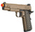 KJW Competition Style M45 KP-16 CO2 Gas Blow Back Airsoft Pistol, Tan