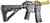 Lancer Tactical AirTac Customs Gen 3 Airsoft AEG Rifle, Gold/Black