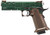Dr. Black "Tomiko" Custom 5.1 Hi-Capa GBB Airsoft Pistol, Dark Green/Tan