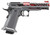 Dr. Black "Cypher" Custom 5.1 Hi-Capa GBB Airsoft Pistol, Silver/Red