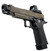 ARCTURUS Vanguard 4.3" Hi-Capa GBB Airsoft Pistol w/ Optics Ready Slide & Compensator & ARS-1 Red Dot Combo, Black/Tan