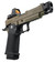 ARCTURUS Vanguard 4.3" Hi-Capa GBB Airsoft Pistol w/ Optics Ready Slide & Compensator & ARS-1 Red Dot Combo, Black/Tan