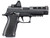 Sig Sauer Proforce P320 XCarry GBB Airsoft Pistol w/ PH+ P320/M17 Slide & Lancer Tactical Red Dot Reflex Sight, Black