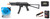 Kalashnikov USA Licensed KR-9 SBR Airsoft AEG Rifle w/ Battery & Charger Combo, Black