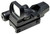 Raptors Airsoft 1x22mm Multi-Reticle Red & Green Dot Sight w/ Integrated Red Laser, Black