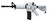 GandG Combat Machine M4A1 Chione Winter White Blowback Airsoft Rifle