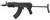 DE AK47 Krinkov CQB AEG Airsoft SMG w/ Folding Rear Stock, Black
