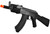 DE Airsoft AK47 Spetsnaz Fully Automatic Airsoft AEG Rifle, Black