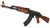 DE Airsoft AK47 Fully Automatic Electric AEG Airsoft Rifle, Black