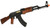 DE Airsoft AK47 Fully Automatic Electric AEG Airsoft Rifle, Black