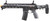 Golden Eagle GBBR 11" M-LOK Airsoft Rifle w/ Mock Amplifier, Black