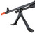 Lancer Tactical Full Metal M240W Airsoft AEG Squad Automatic Machine Gun with Box Magazine, Black & Wood