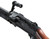 Lancer Tactical Full Metal M240W Airsoft AEG Squad Automatic Machine Gun with Box Magazine, Black & Wood