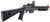 UK Arms Pump Action Airsoft Shotgun w/ Scope and Light, Black