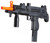 Double Eagle M35 Tactical Uzi Airsoft SMG Spring Powered Pistol, Black