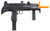 Double Eagle M35 Tactical Uzi Airsoft SMG Spring Powered Pistol, Black