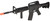 UK Arms 9902 M4  Airsoft Rifle and M1911 Combo, Black