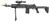 UK Arms Spring Sniper Airsoft Rifle and P618 Pistol Combo with Laser and Flashlight, Black