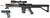 UK Arms Airsoft Spring Rifle w/ Attachments & P618 Pistol, Black